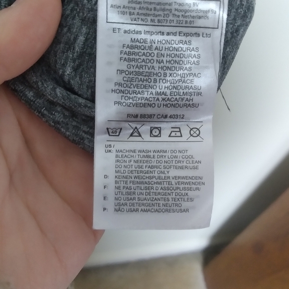 Adidas Free Lift Grey Short Sleeve Athletic Tee Shirt Size Medium - Picture 11 of 11